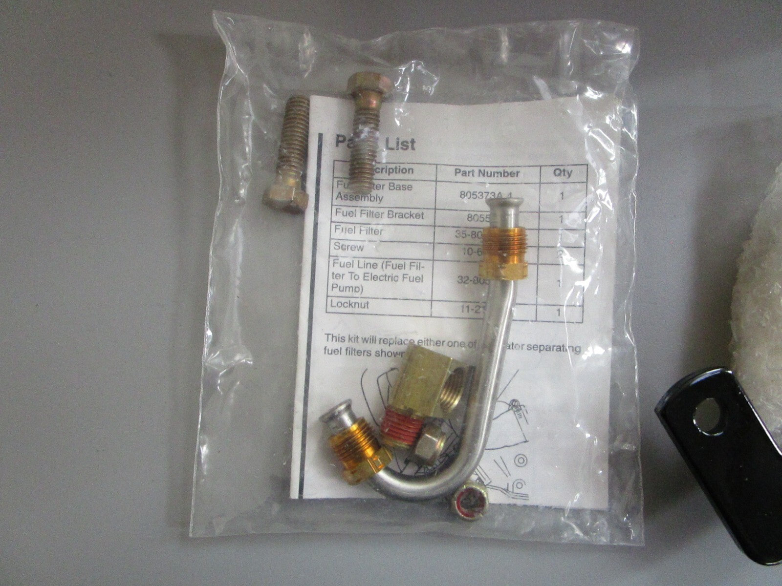 *NEW OEM* 0820 Mercury Quicksilver Filter Hardware Kit 35-807172A1