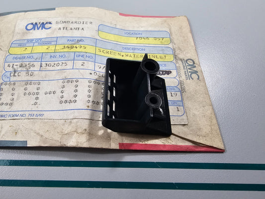 NEW OEM 340495 0340495 OMC Johnson Evinrude Inlet Water Screen 0810