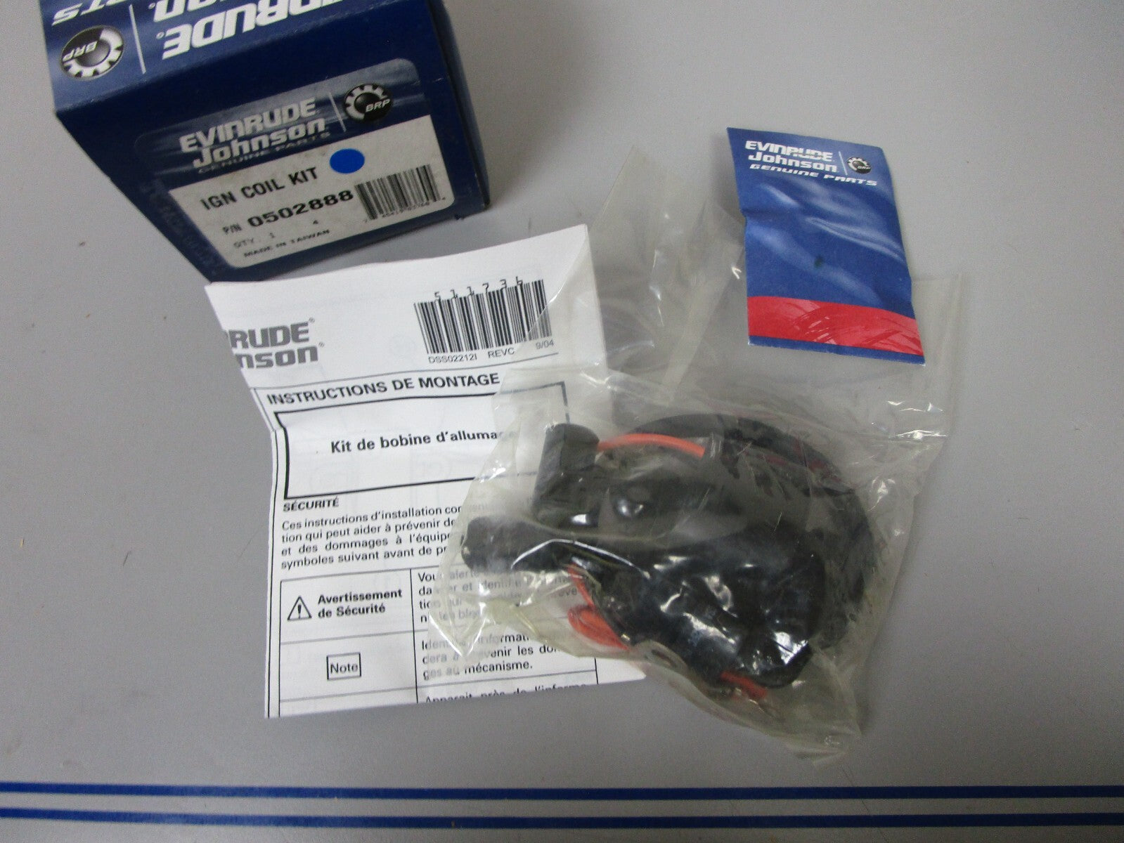 *NEW OEM* 0720 OMC Johnson Evinrude Ignition Coil Kit 502888 0502888