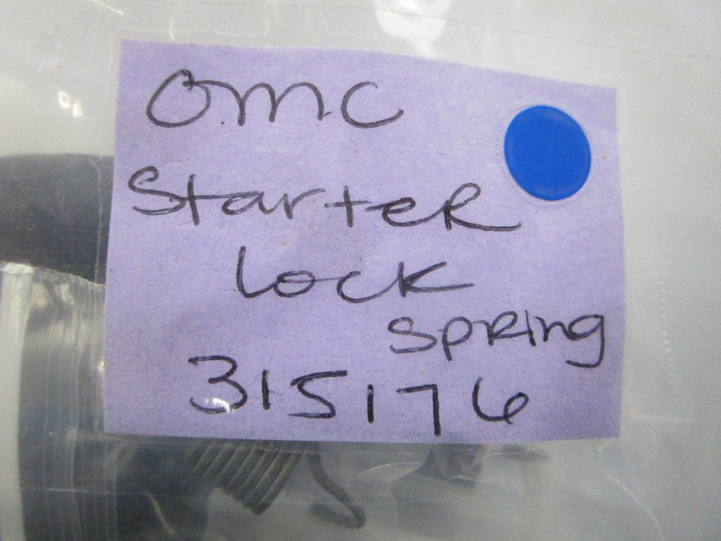 NEW OEM (LOT OF 2) 315176 0315176 OMC Johnson Evinrude Starter Lock Spring 0810