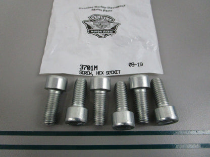 NEW OEM (LOT OF 6) 3701M Harley Davidson Hex Socket Screw 0810