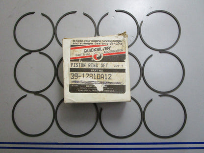 *NEW OEM* 0820 Mercury Quicksilver 12 Piston Ring Set 39-12810A12