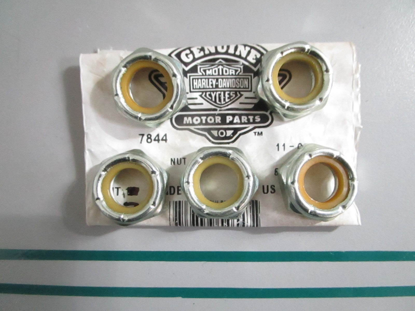 NEW OEM (LOT OF 5) 7844 Harley-Davidson Nut 0820