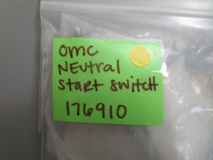 *NEW OEM* 0770 OMC Johnson Evinrude Neutral Start Switch 176910 0176910