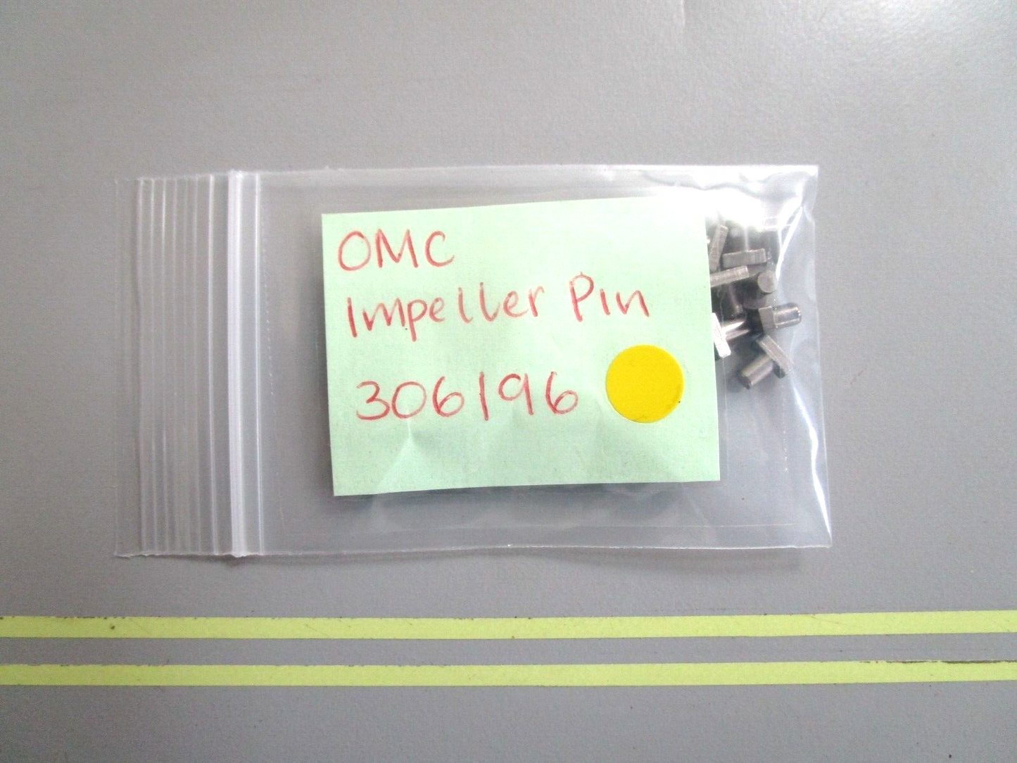 *NEW OEM* (LOT OF 2) 0750 OMC Johnson Evinrude IMPELLER PIN 306196 0306196