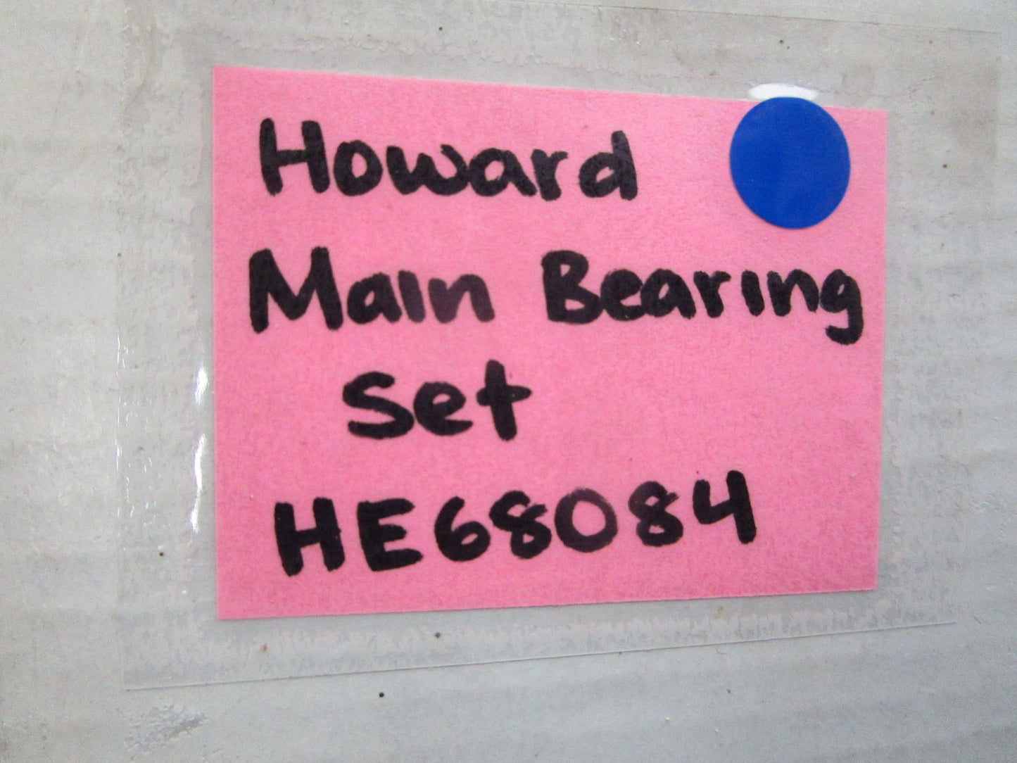 NEW HE68084 Howard Main Bearing Set 0810