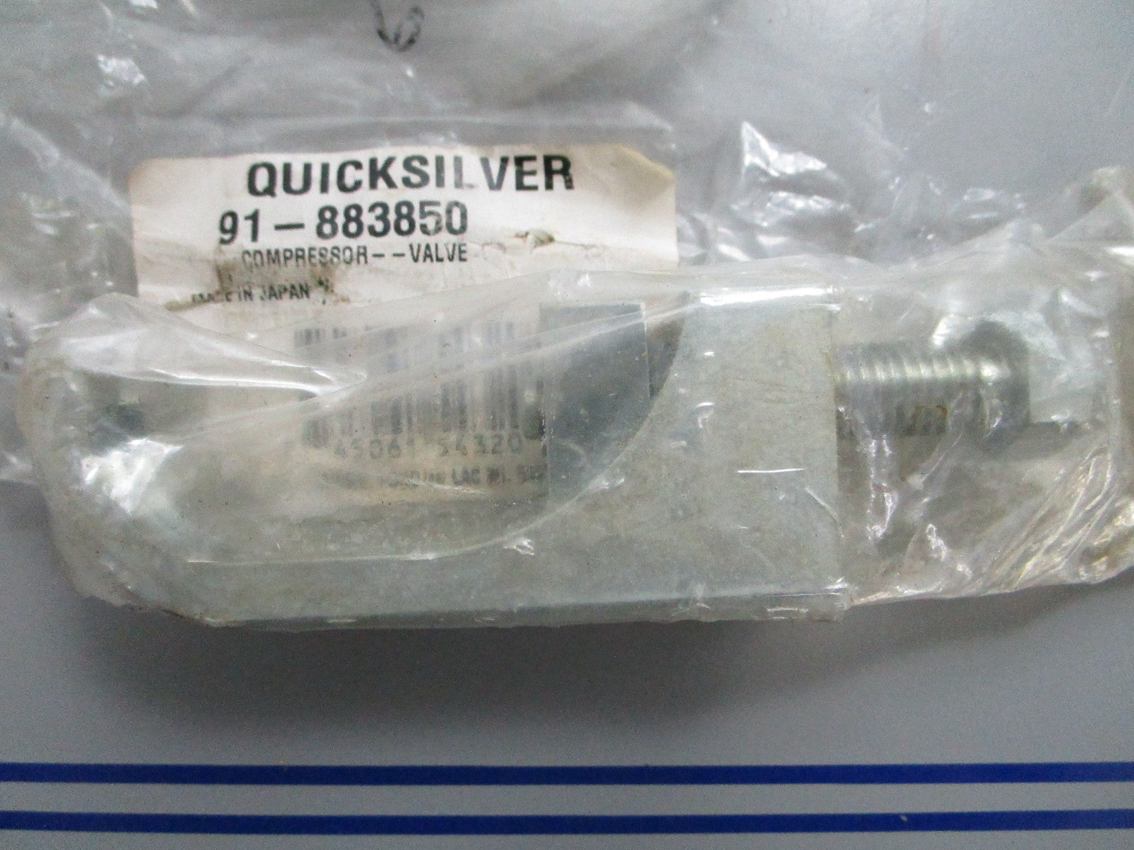 *NEW OEM* 0820 Mercury Quicksilver Valve Compressor 91-883850