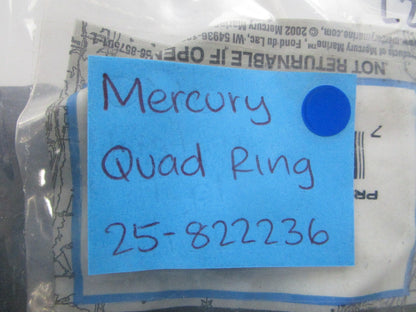 NEW OEM (LOT OF 2) 25-822236 Mercury Quicksilver Quad Ring 0810