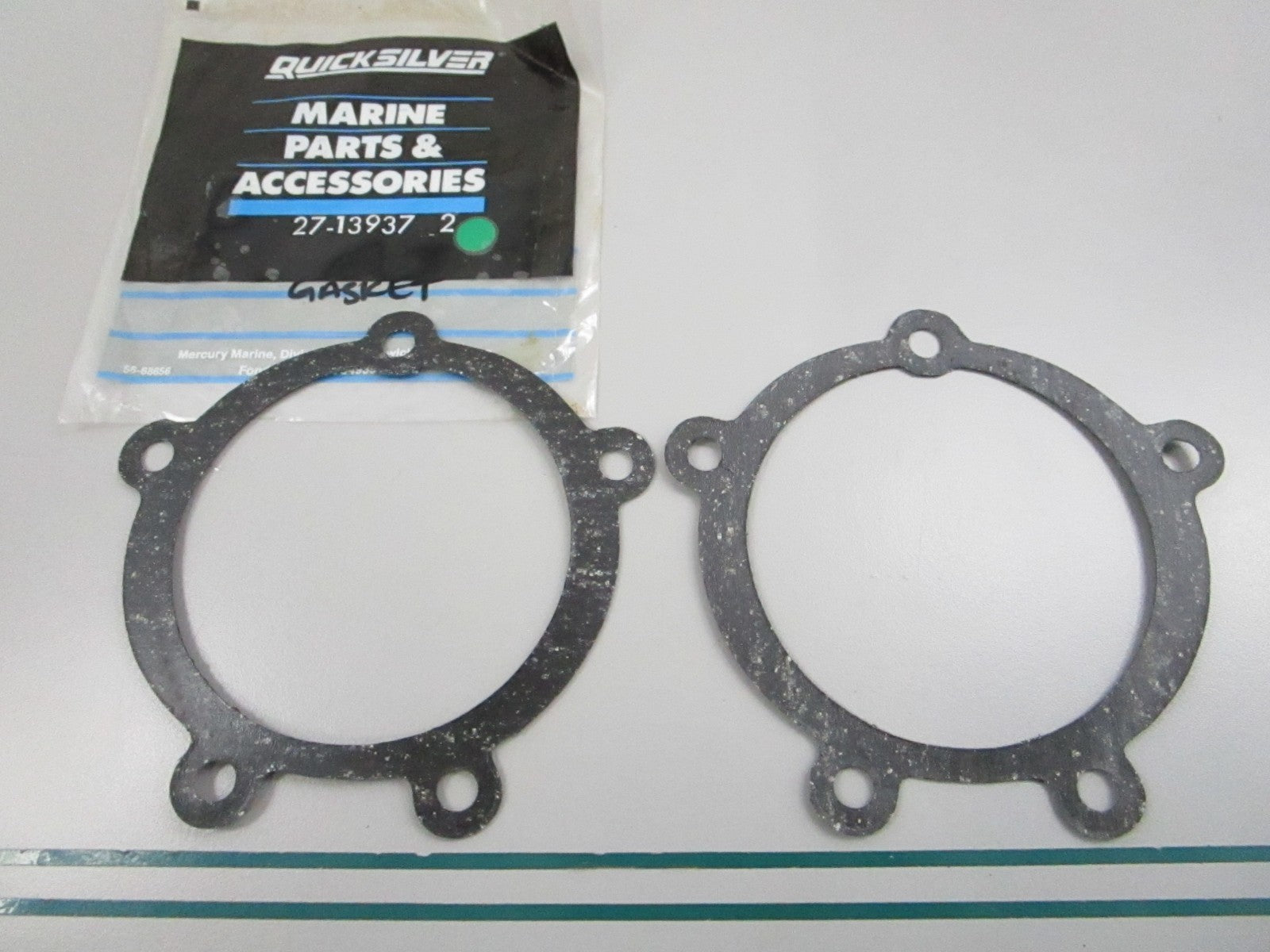 NEW OEM (LOT OF 2) 27-13937 2 Mercury Quicksilver Gasket 0810