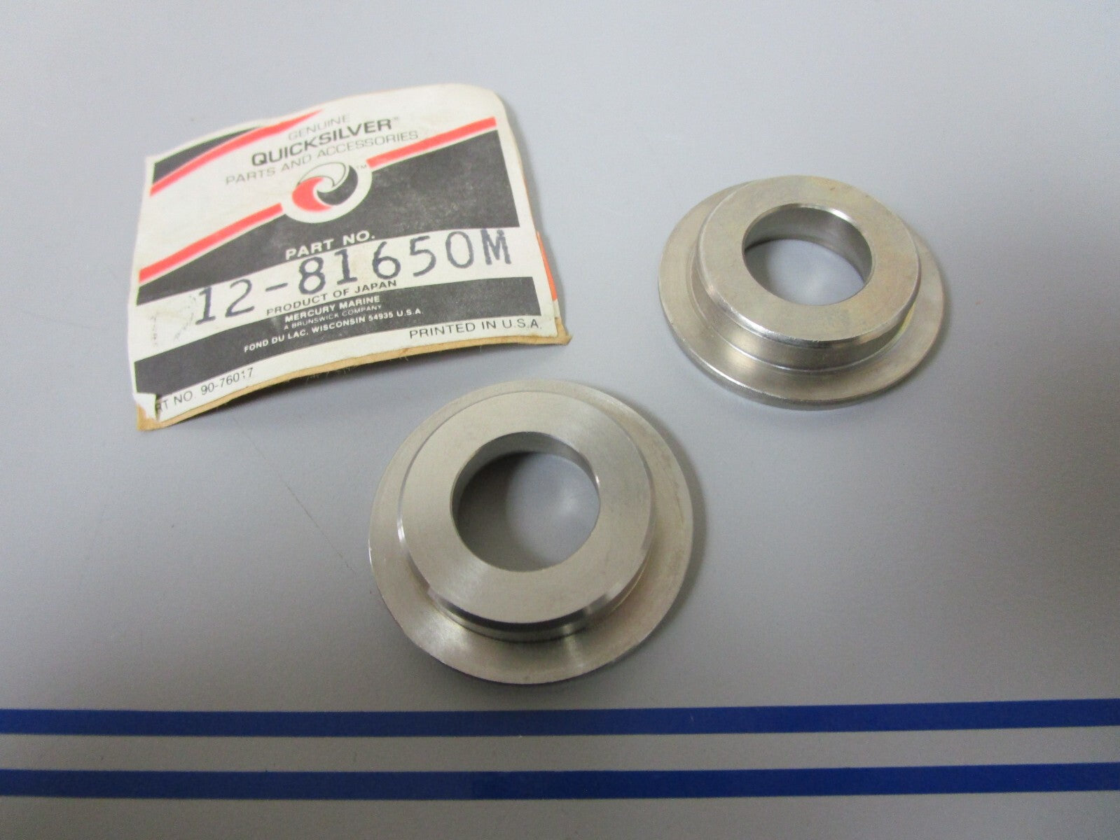 *NEW OEM* (LOT OF 2) 0810 Mercury Quicksilver Thrust Washer 12-81650M