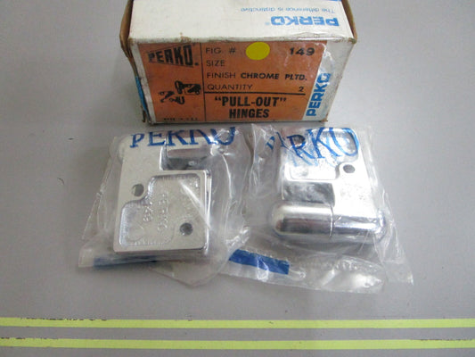 *NEW* 0820 Perko Chrome Plated Pull-Out Hinges 149