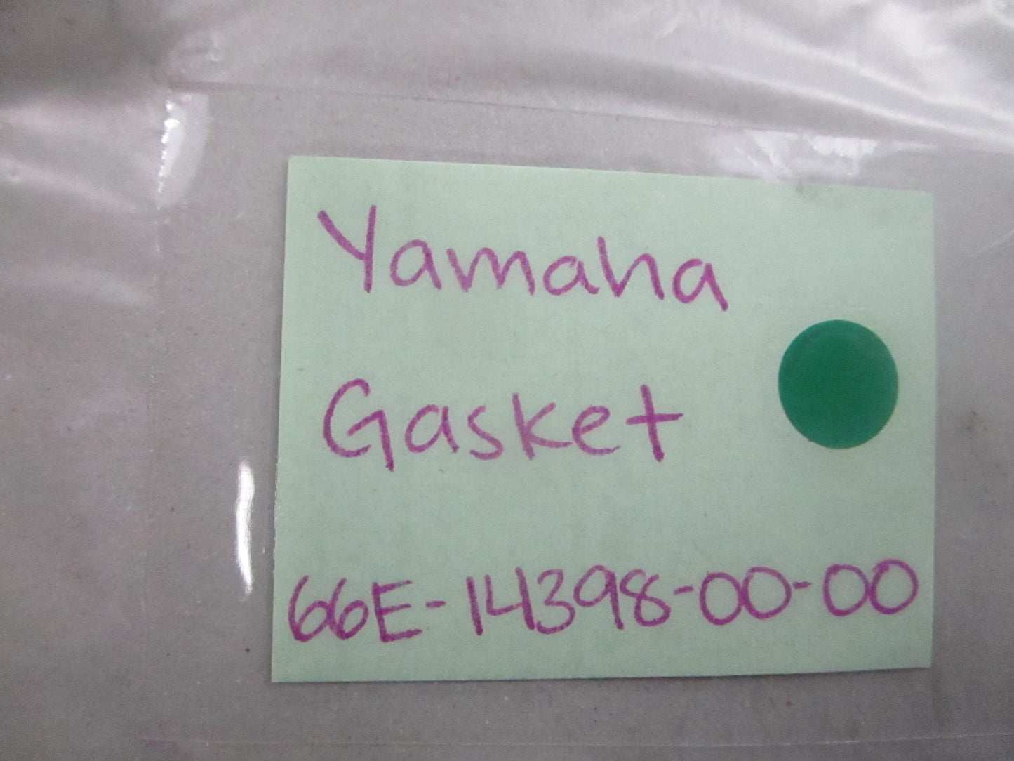 NEW OEM 66E-14398-00-00 Yamaha Carburetor Gasket 0810