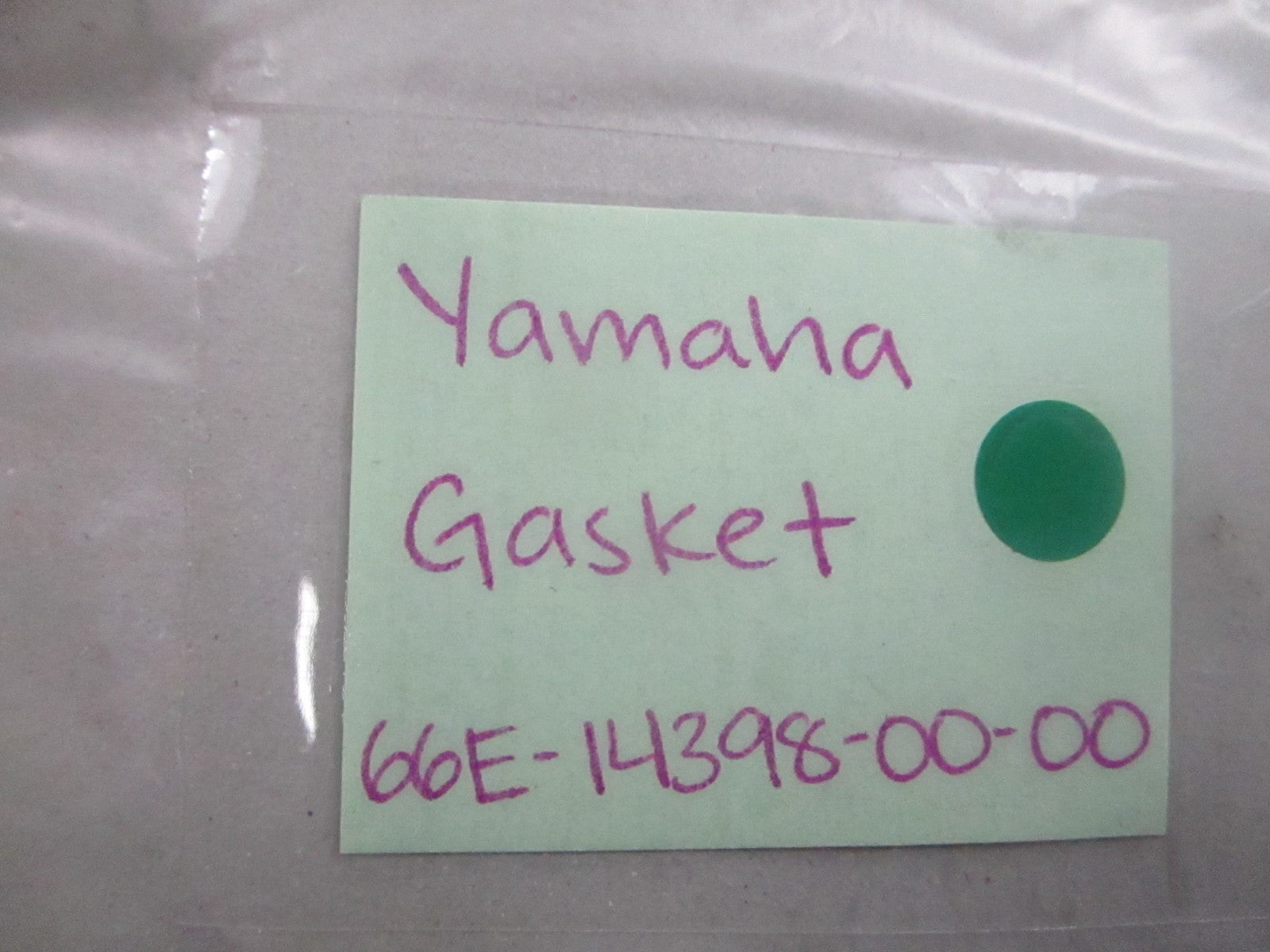 NEW OEM 66E-14398-00-00 Yamaha Carburetor Gasket 0810