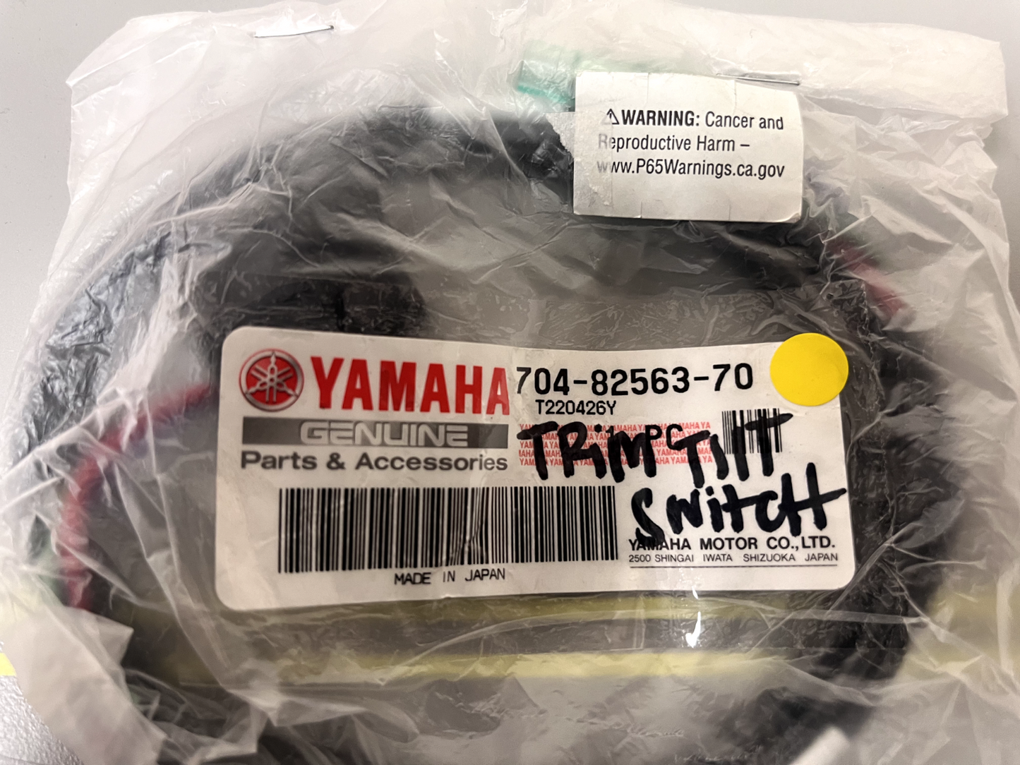 *NEW OEM* 0720 Yamaha Trim Tilt Switch 704-82563-70-00