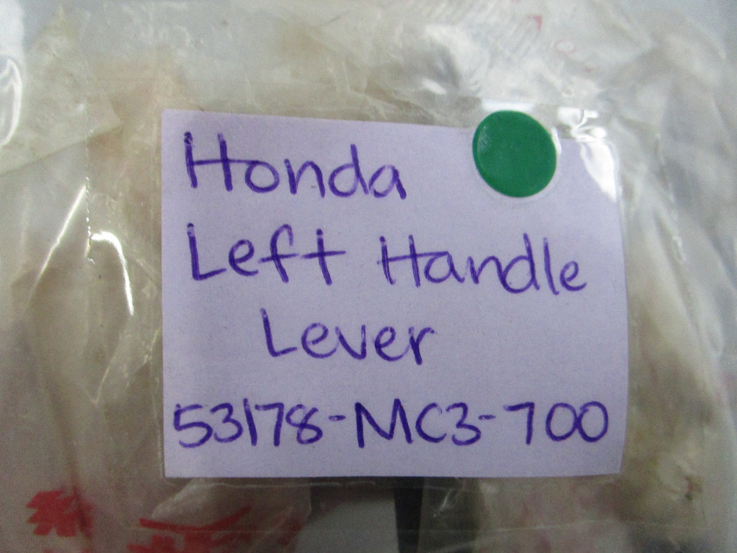 NEW OEM 53178-MC3-700 Honda Left Handle Lever 0810