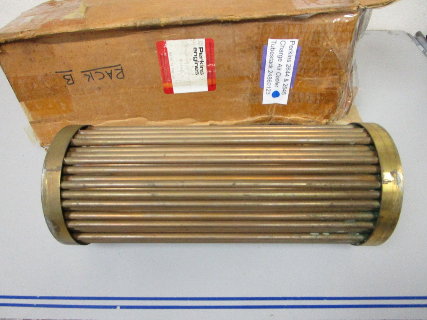 *NEW OEM* 0720 Perkins 2644 / 2645 Charge Air Cooler Tubestack 24860123