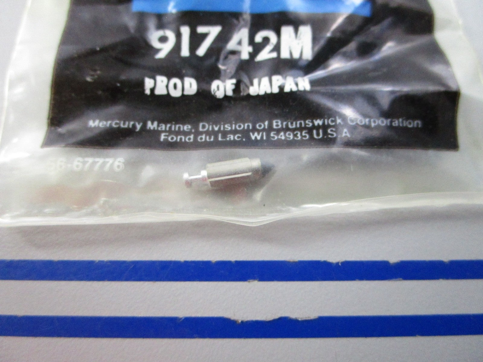 NEW OEM 91742M Mercury Quicksilver Carburetor Needle Valve 0810