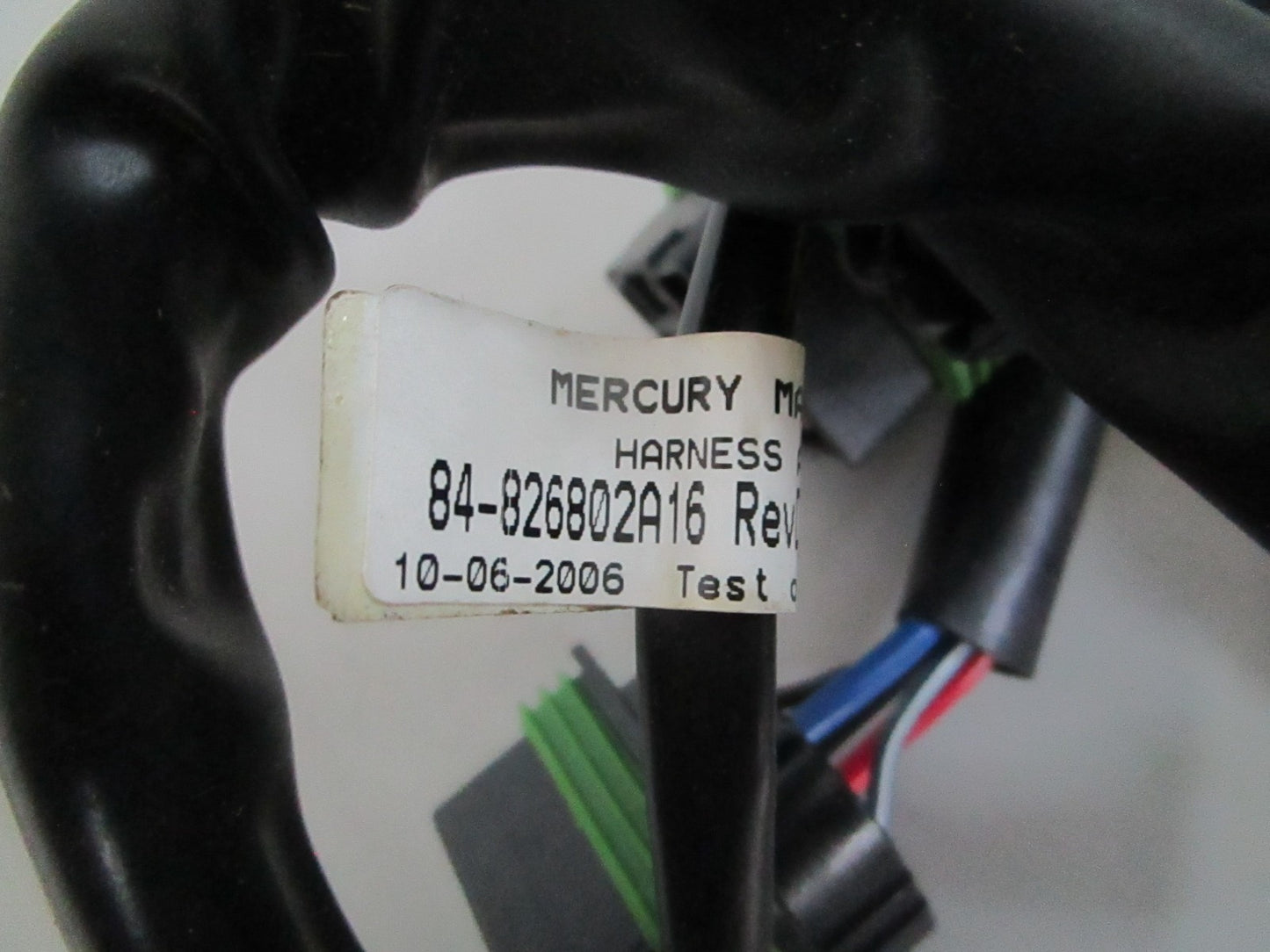 *NEW OEM* 0820 Mercury Quicksilver Trim Harness Assy 84-826802T16
