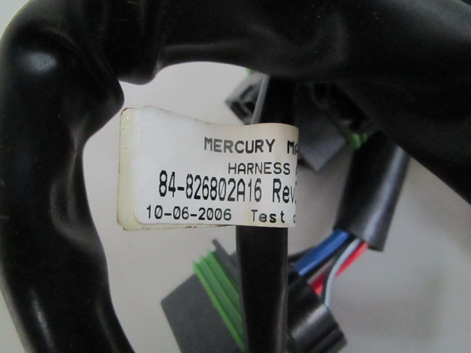 *NEW OEM* 0820 Mercury Quicksilver Trim Harness Assy 84-826802T16