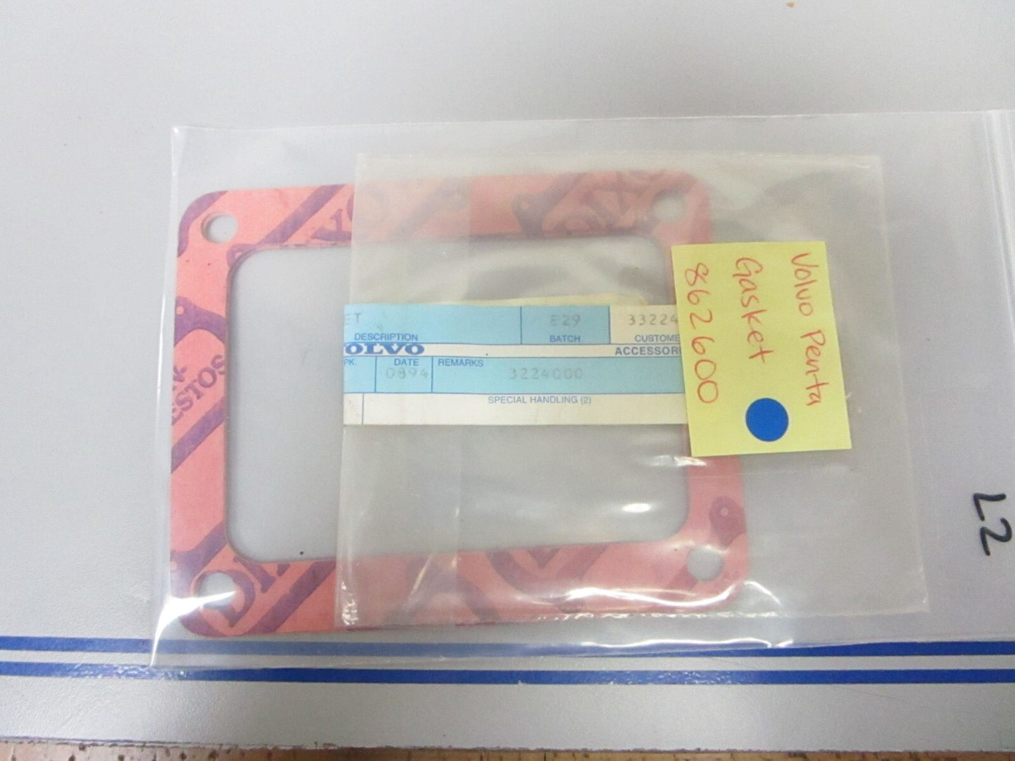 *NEW OEM* (LOT OF 2) 0770 Volvo Penta Gasket 862600