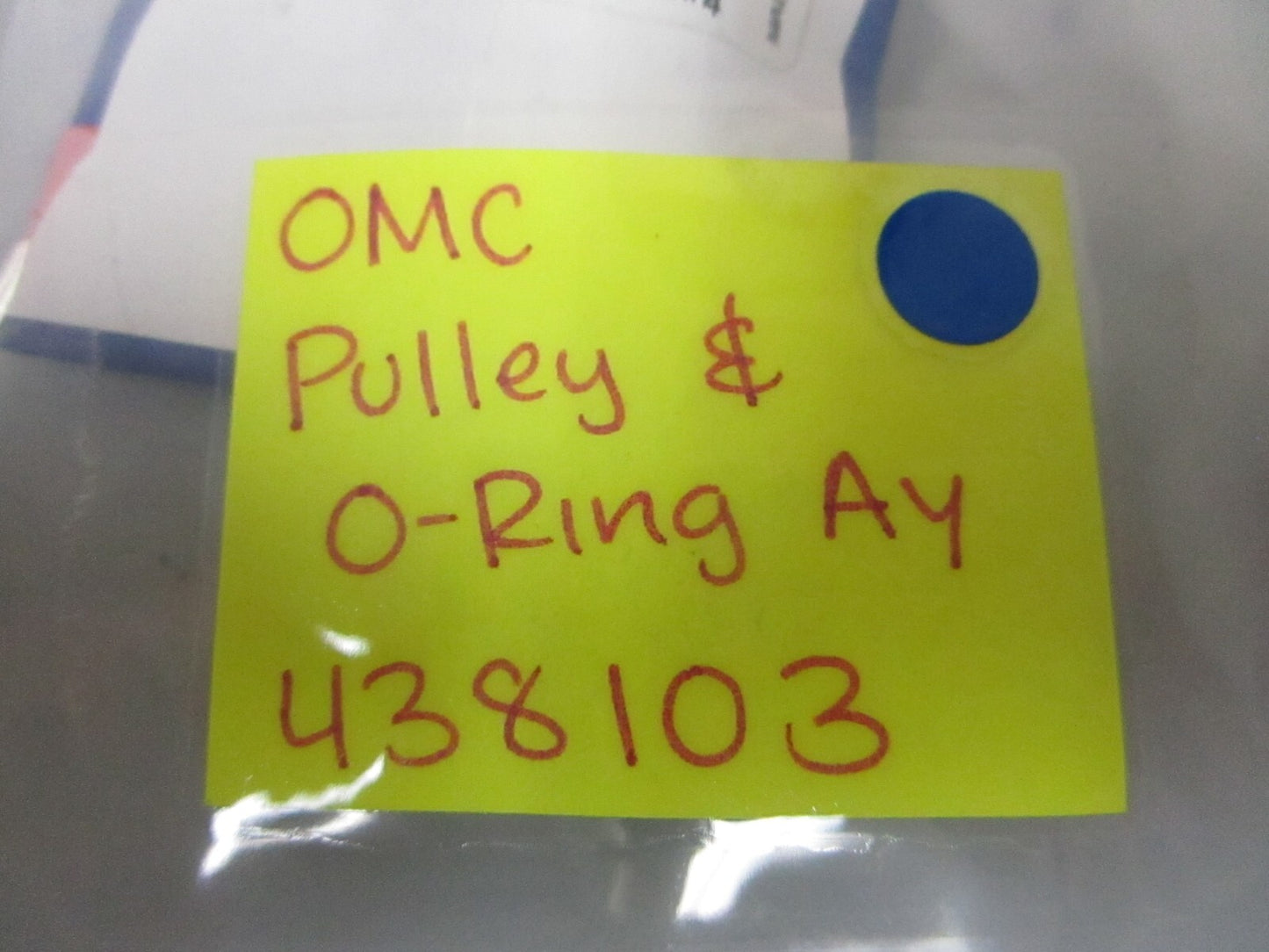 *NEW OEM* 0810 OMC Johnson Evinrude Pulley & O-Ring Assembly 438103 0438103
