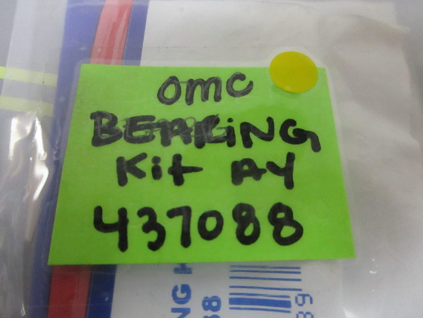 *NEW OEM* 0810 OMC Johnson Evinrude Bearing Kit Assembly 437088 0437088