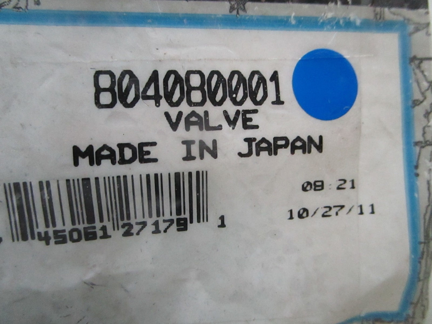 *NEW OEM* 0810 Mercury Quicksilver Valve 804080001