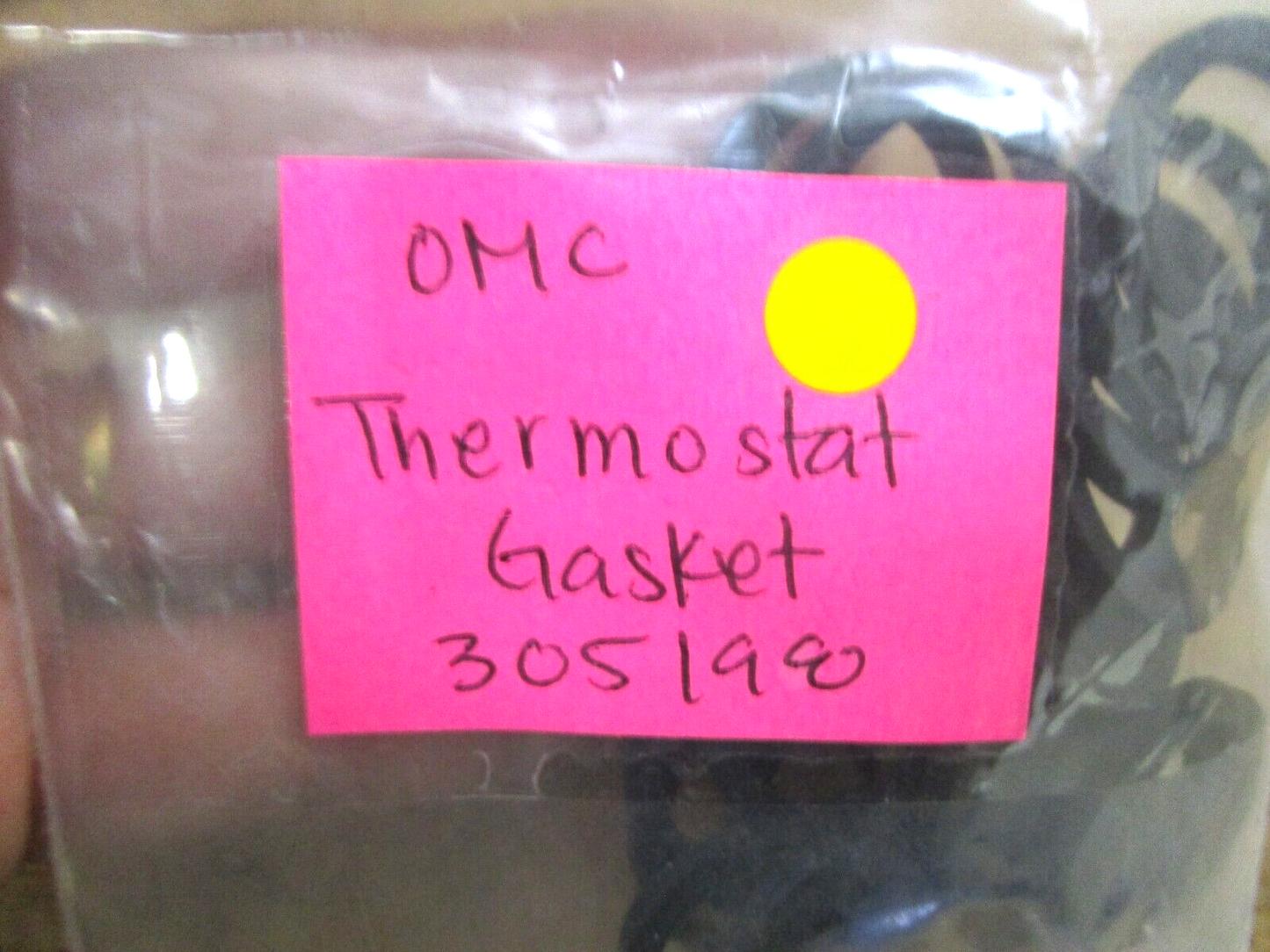 *NEW OEM* (LOT OF 2) 0750 OMC Johnson Evinrude THERMOSTAT GASKET 305198 0305198