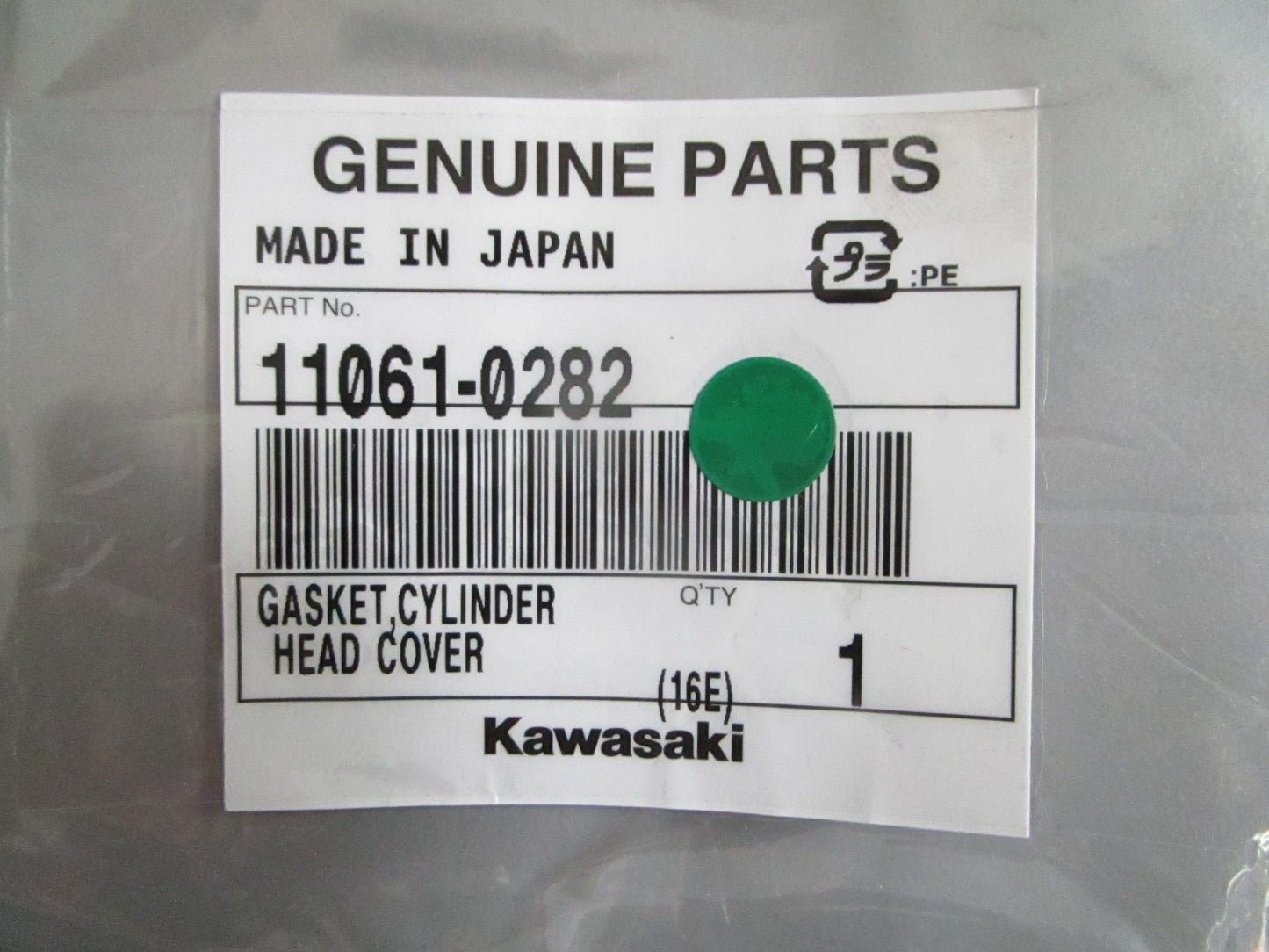NEW OEM 11061-0282 Kawasaki Cylinder Head Cover Gasket 0820