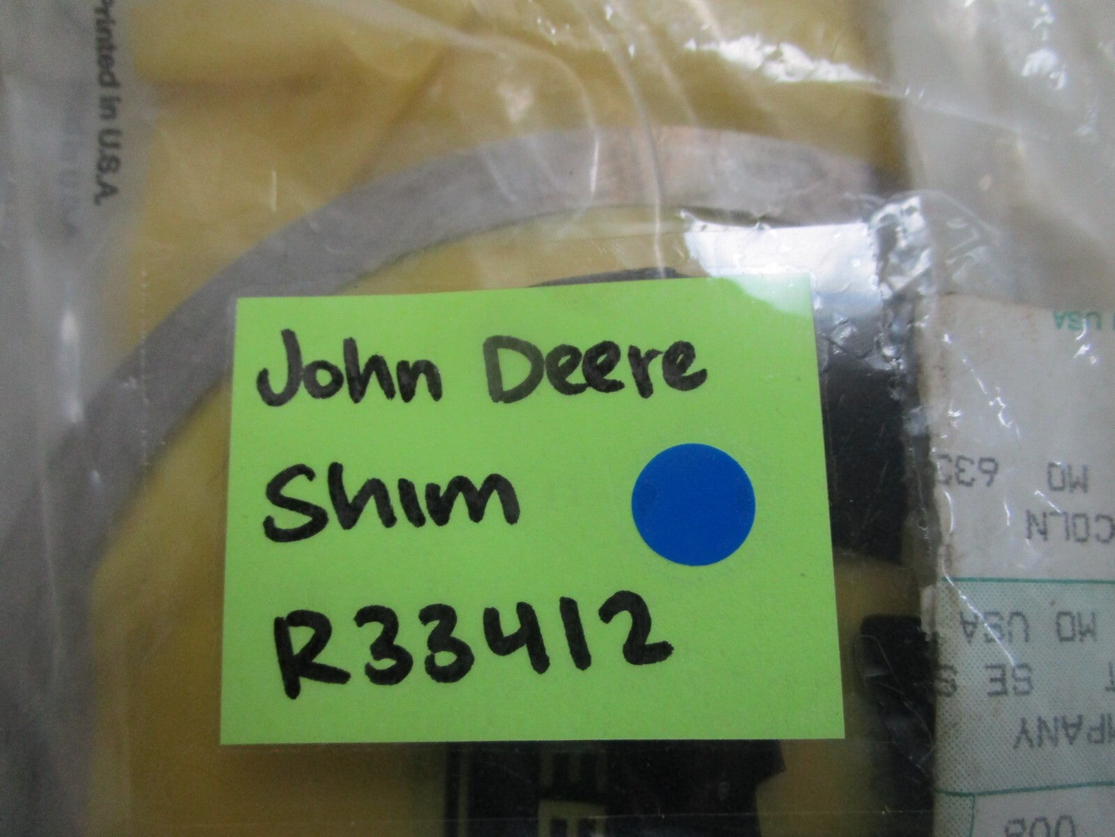 *NEW OEM* 0810 John Deere Shim R33412