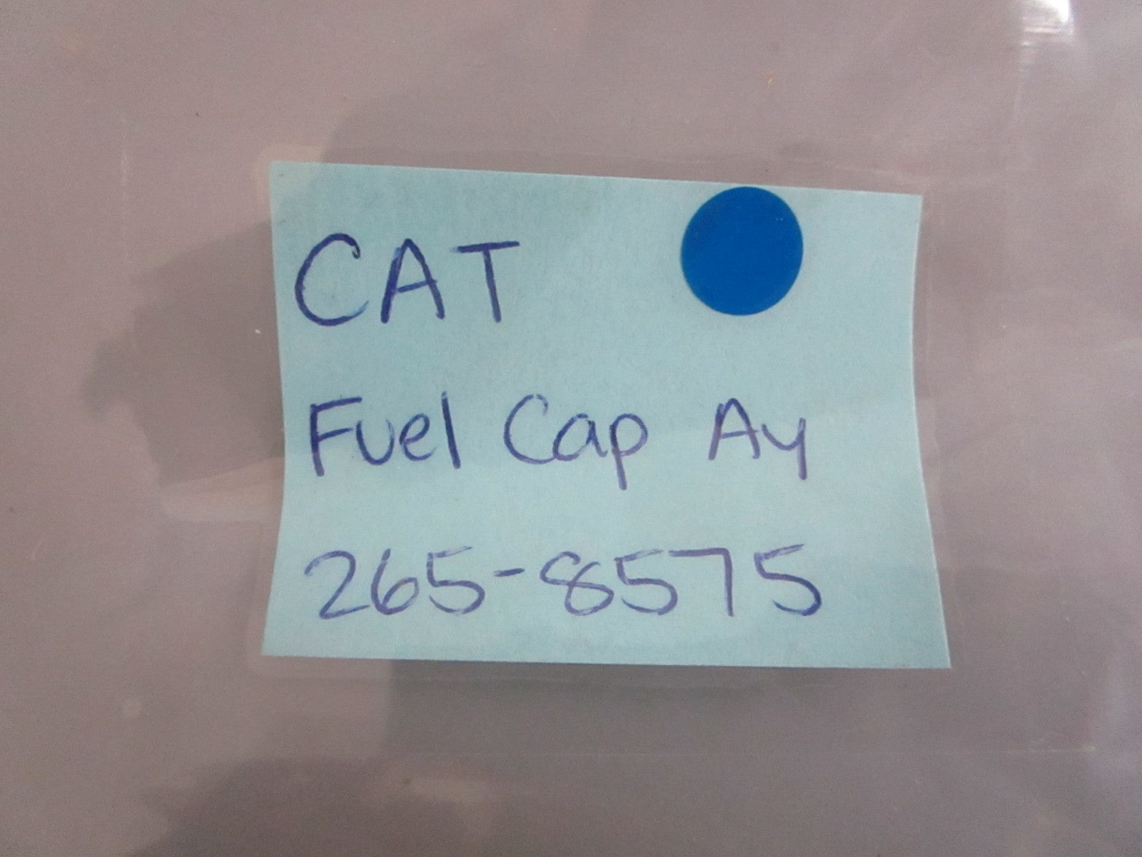 NEW OEM 265-8575 CAT Fuel Cap Assy 0820