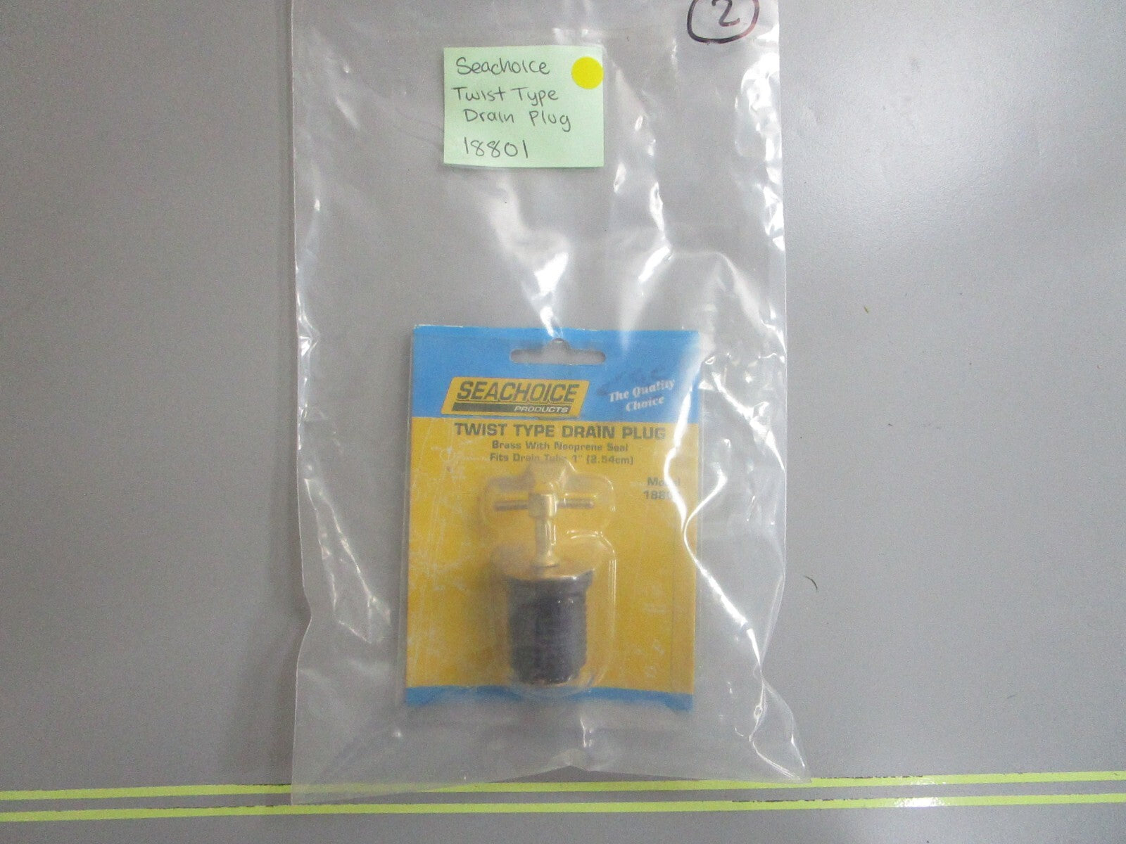 *NEW* 0810 Seachoice Twist Type Drain Plug 18801