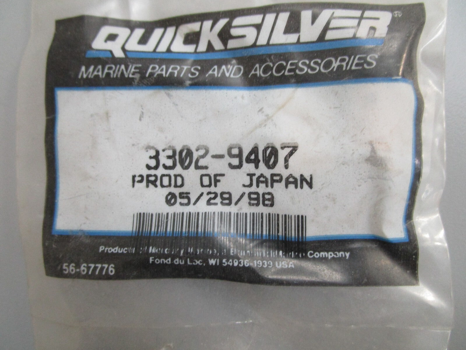 *NEW OEM* 0810 Mercury Quicksilver Fix Kit 3302-9407