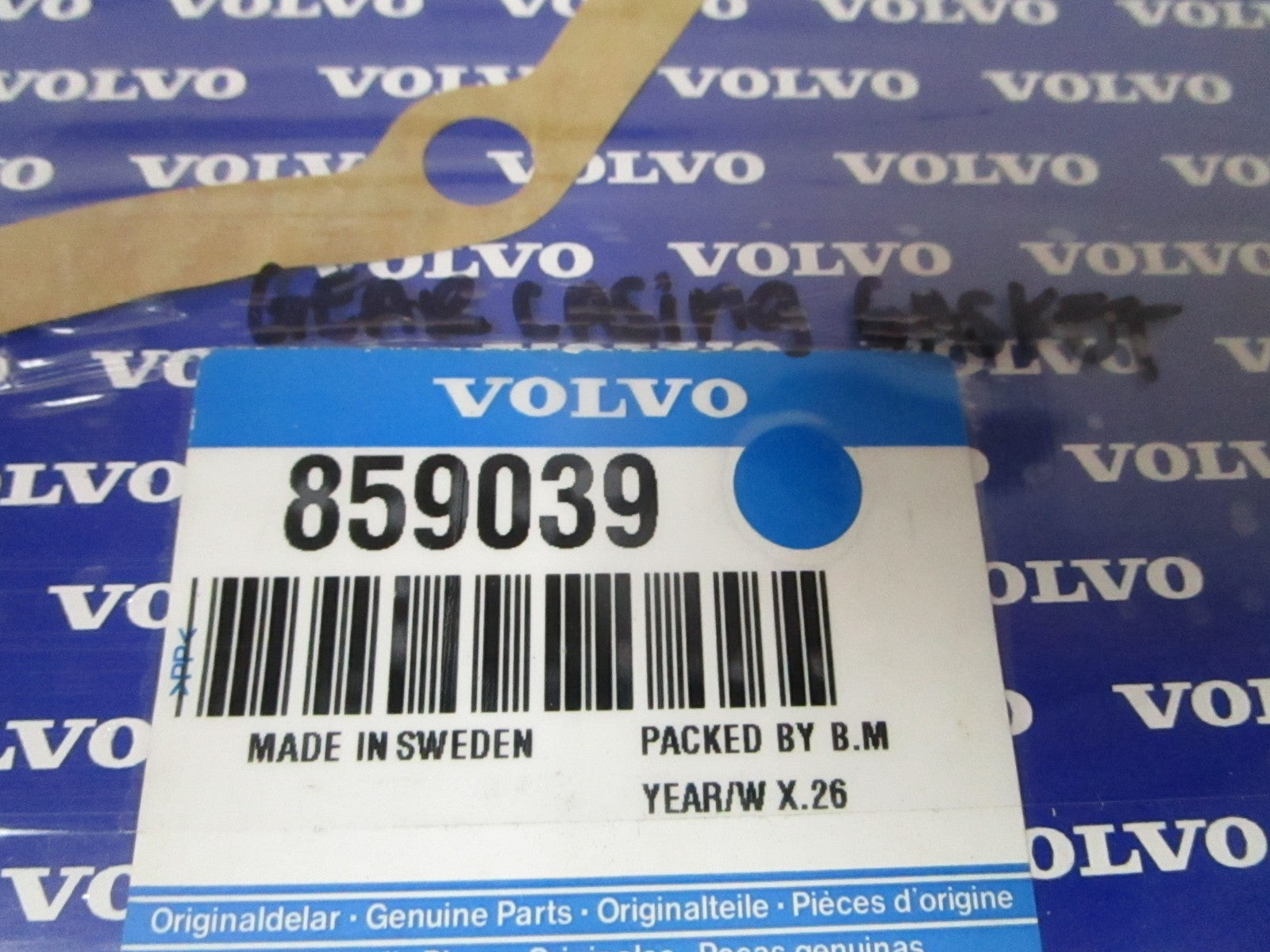 *NEW OEM* 0720 Volvo Penta Gear Casing Gasket 859039