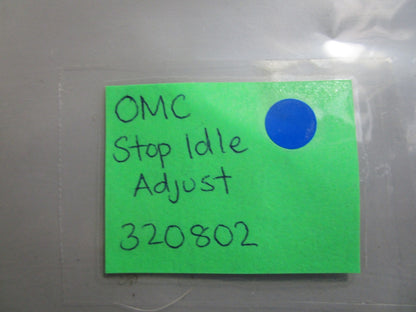 *NEW OEM* 0810 OMC Johnson Evinrude Stop Idle Adjust 320802 0320802
