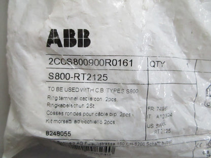 *NEW* 0820 ABB Ring Tongue Terminal Kit S800-RT2125