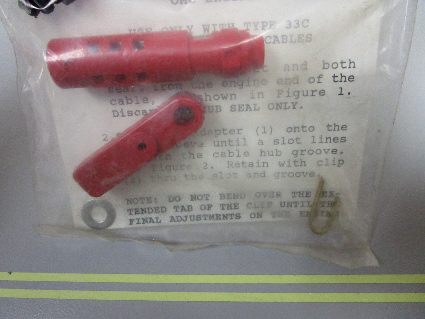 *NEW OEM* 0810 Morse OMC Controls Adapter Kit 300557