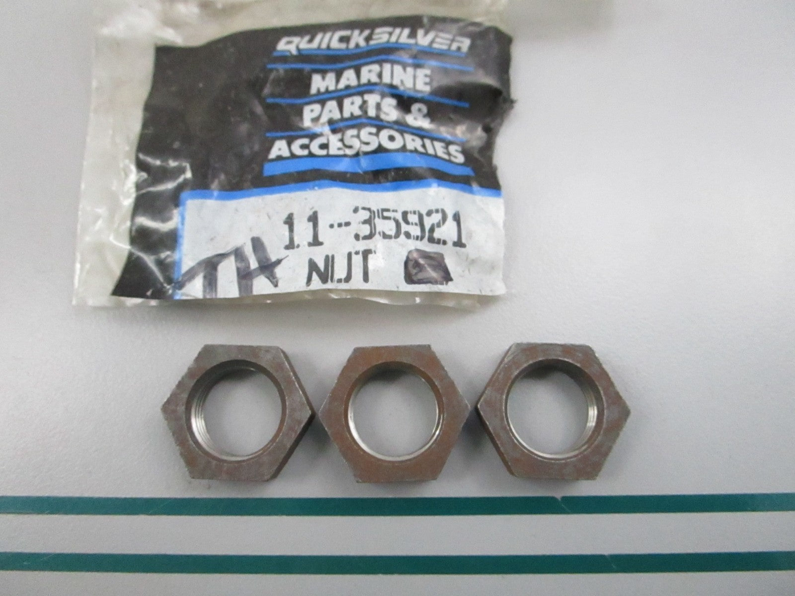 NEW OEM (LOT OF 3) 11-37984 Mercury Quicksilver Nut 0810