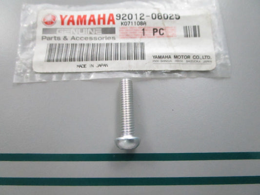 NEW OEM 92012-06025 Yamaha Button Head Bolt 0810