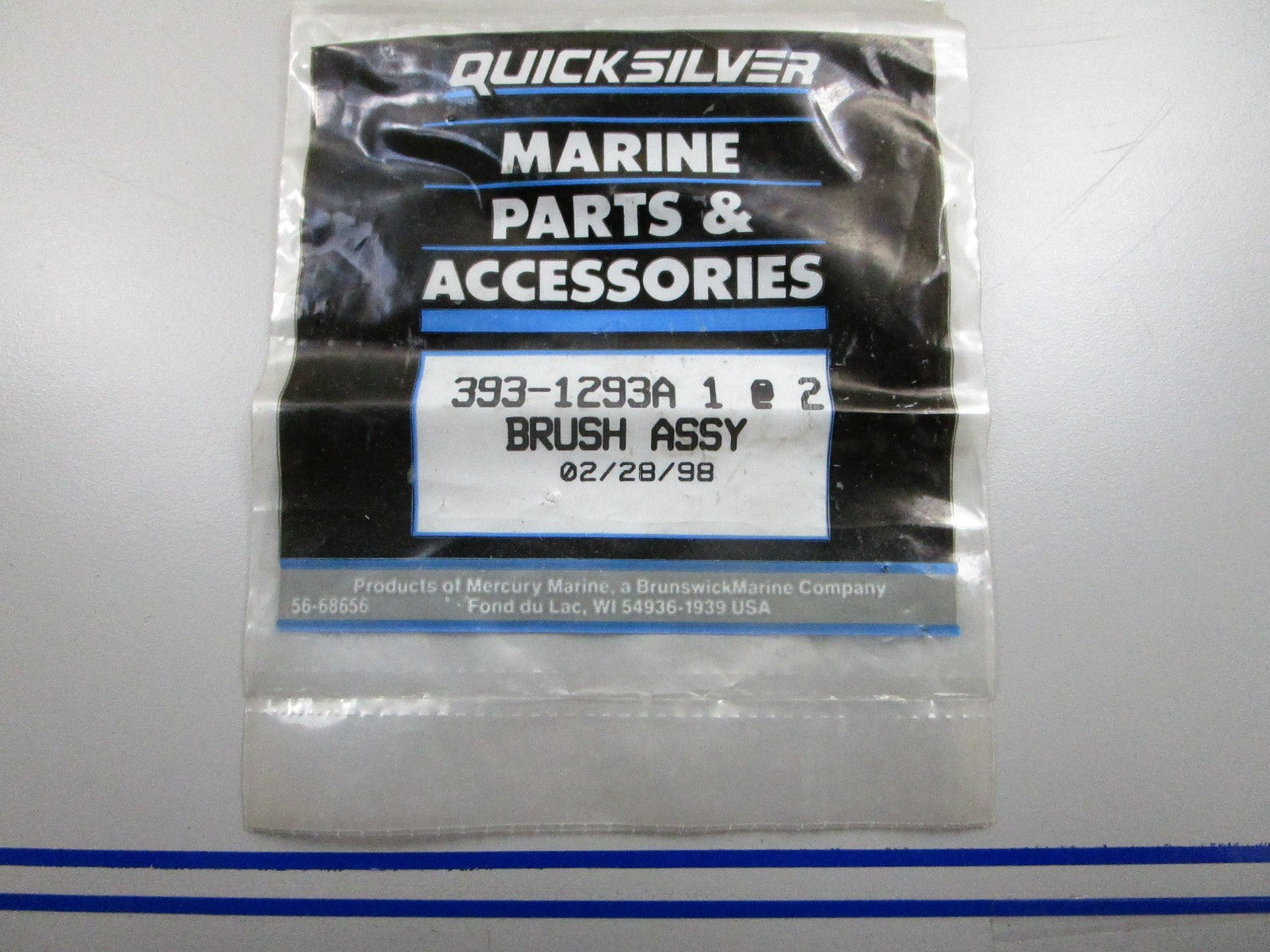 *NEW OEM* (LOT OF 2) 0810 Mercury Quicksilver Brush Assembly 393-1293A1