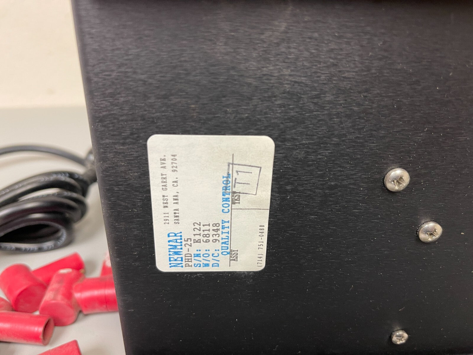 *NEW OEM* 0720 Newmar 30 DC Amperes PHD-25 Battery Charger 445-0250-0