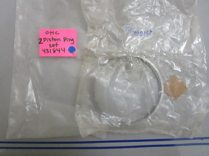 *NEW OEM* 0810 OMC Johnson Evinrude 2 Piston Ring Set 431844 0431844