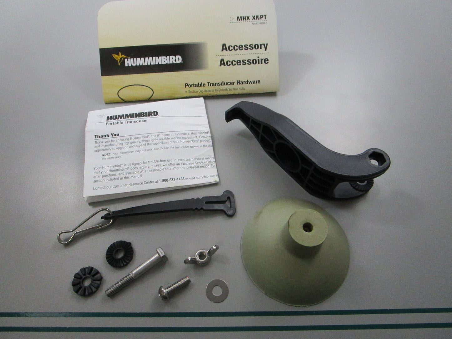 NEW 740090-1 Humminbird MHX-XNPT Portable Transducer Hardware  0810