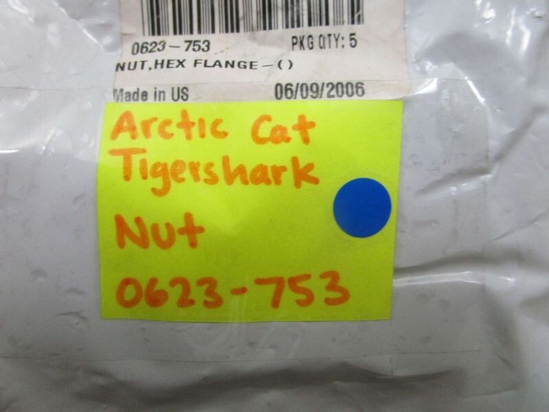 *NEW OEM* (LOT OF 5) 0770 Arctic Cat Tigershark Nut 0623-753