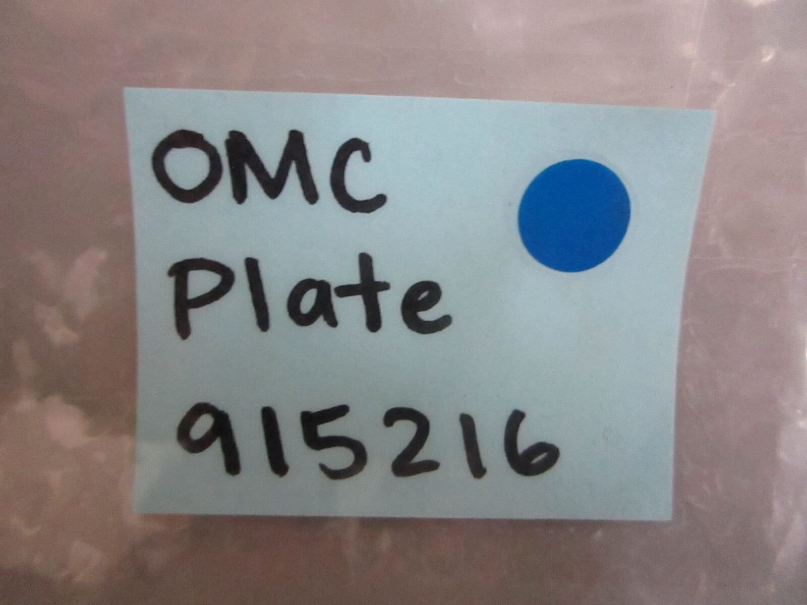 *NEW OEM* 0810 OMC Johnson Evinrude Plate 915216 0915216