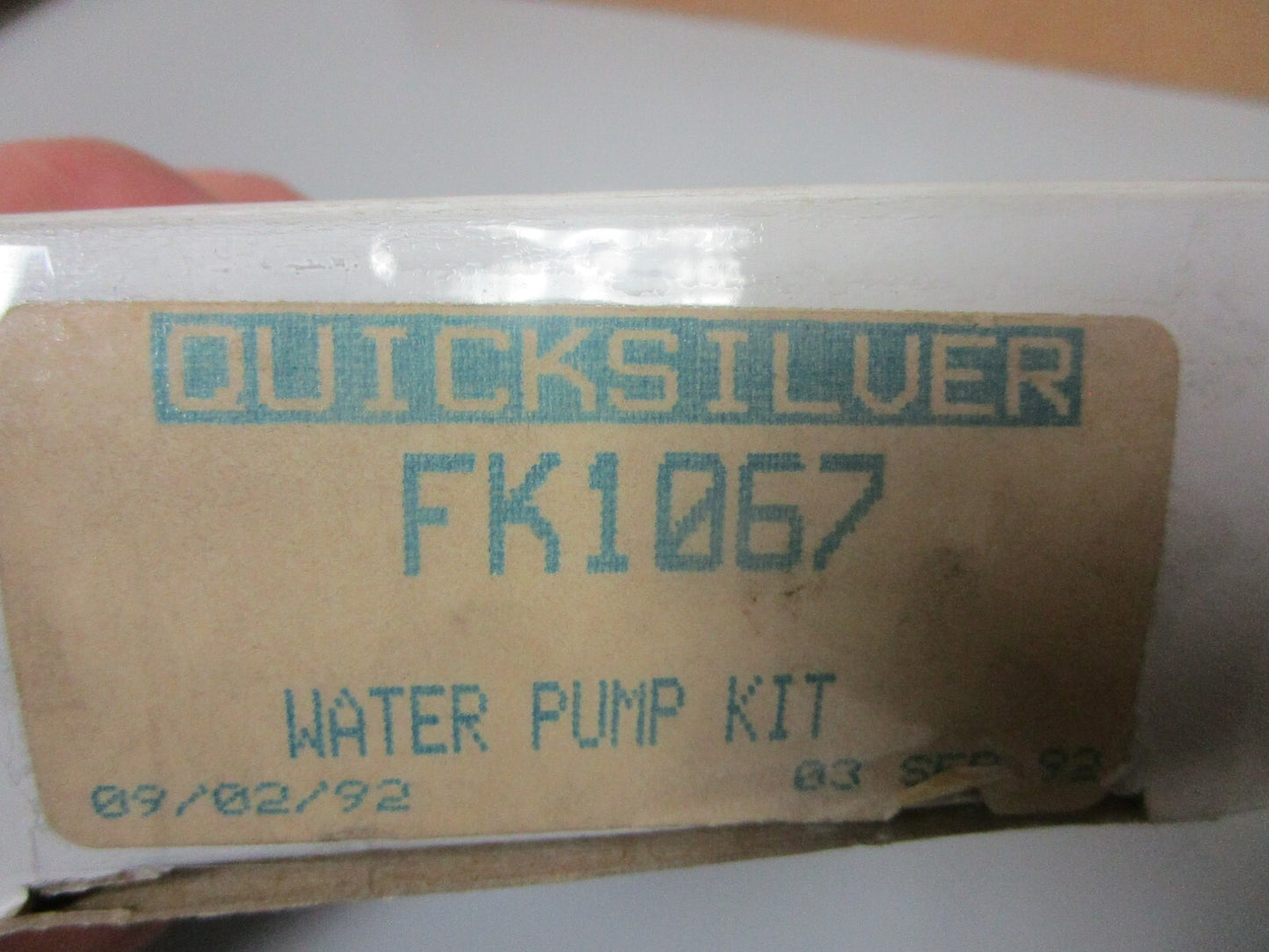 *NEW OEM* 0720 Mercury Quicksilver Complete Water Pump Kit FK1067