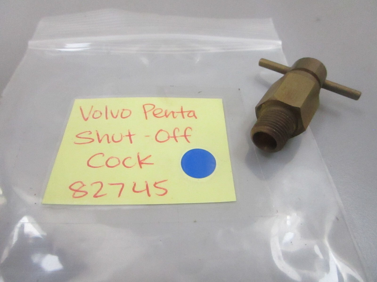 *NEW OEM* 0810 Volvo Penta Shut-Off Cock 82745