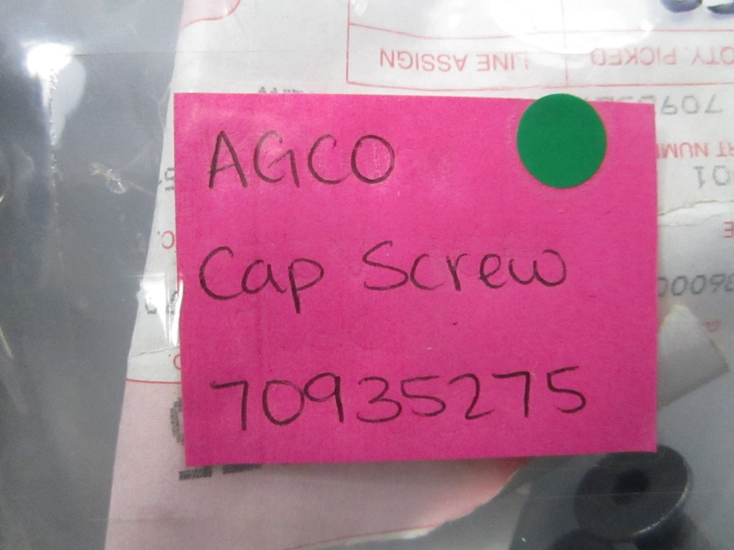 NEW OEM (LOT OF 3) 70935275 AGCO Cap Screw 0810