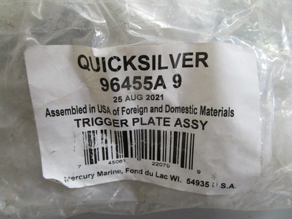 *NEW OEM* 0820 Mercury Quicksilver Trigger Plate Assy 96455A9