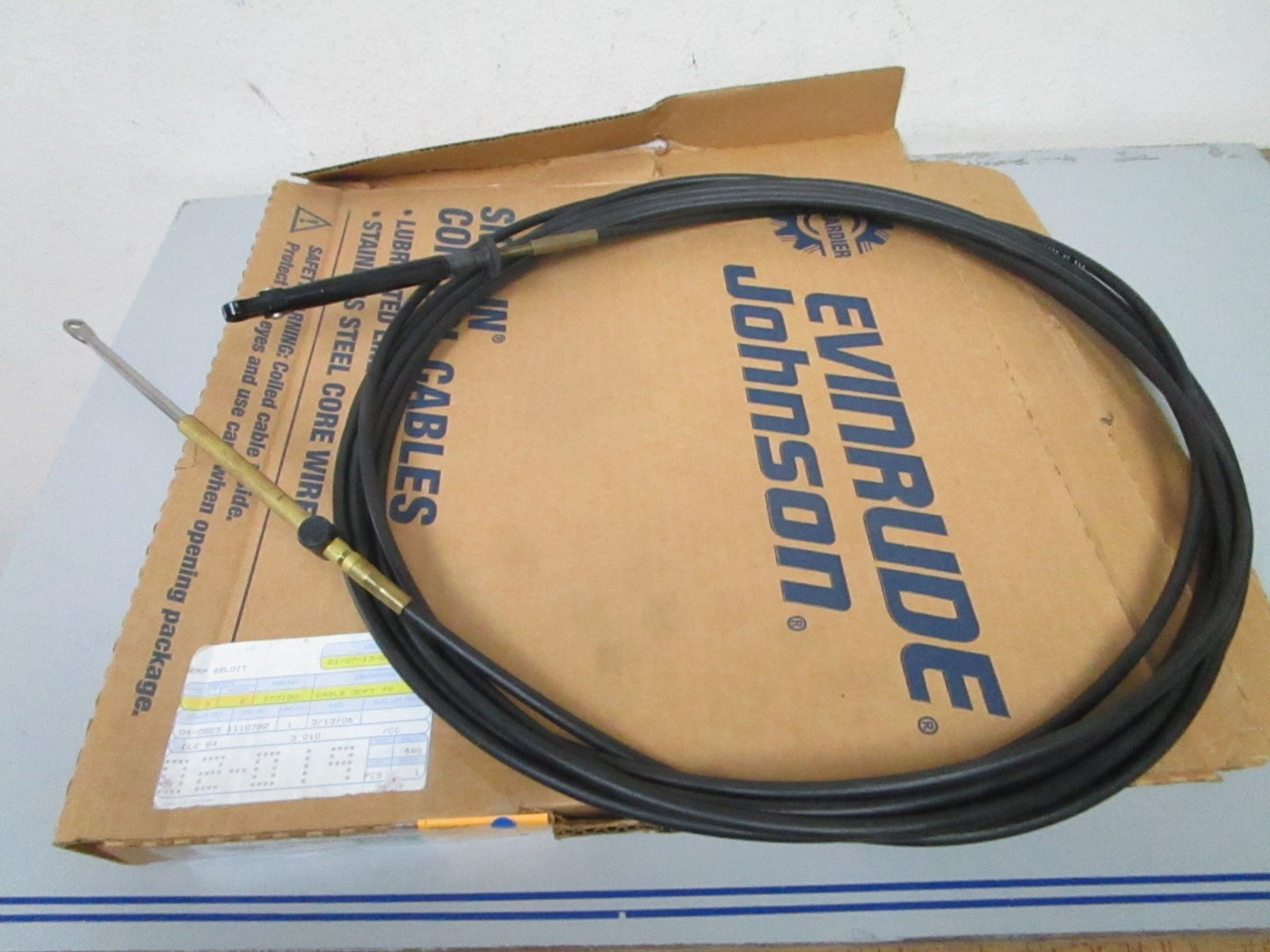 *NEW OEM* 0720 OMC Johnson Evinrude 30ft Control Cable 173130 0173130